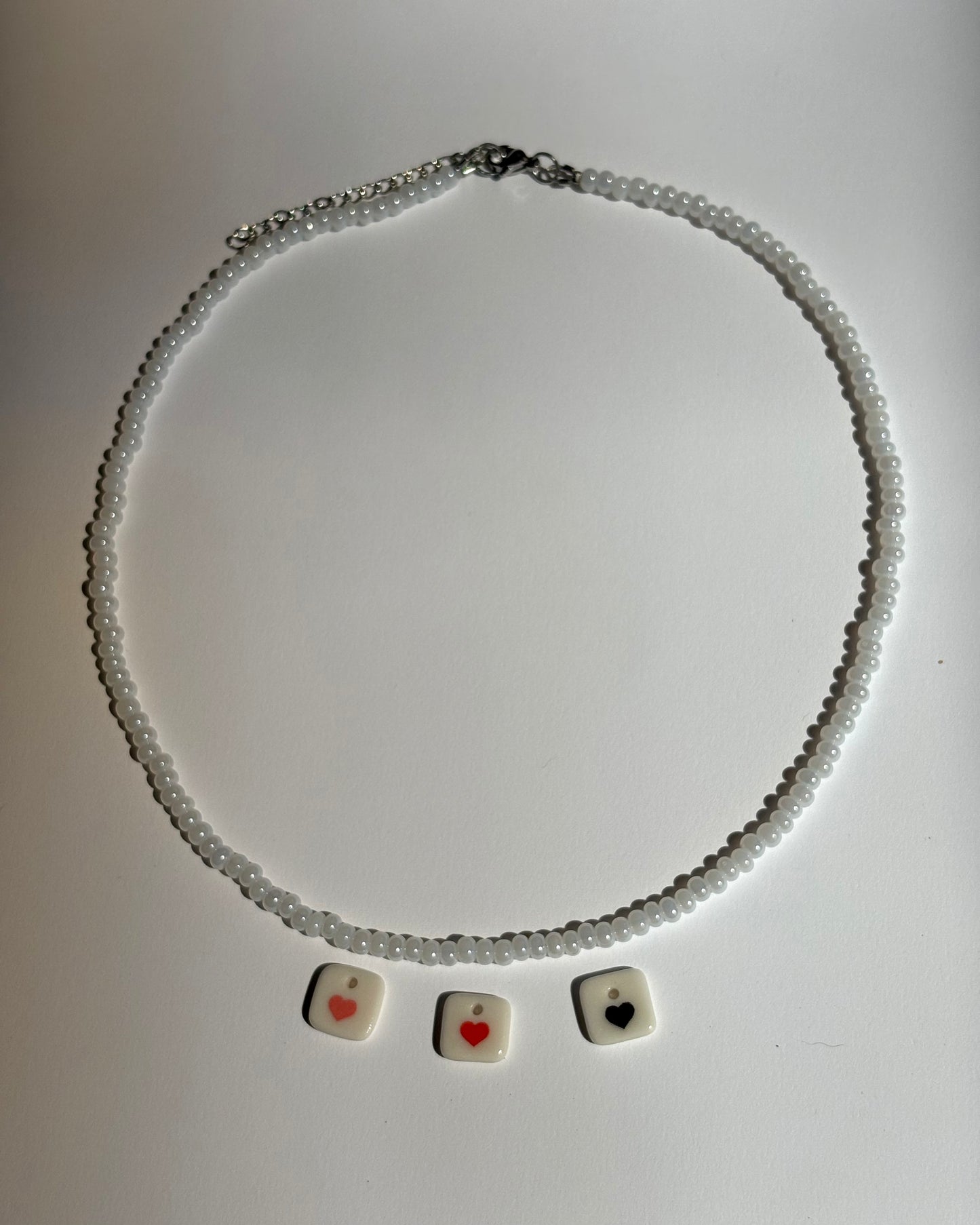 heart charm necklace