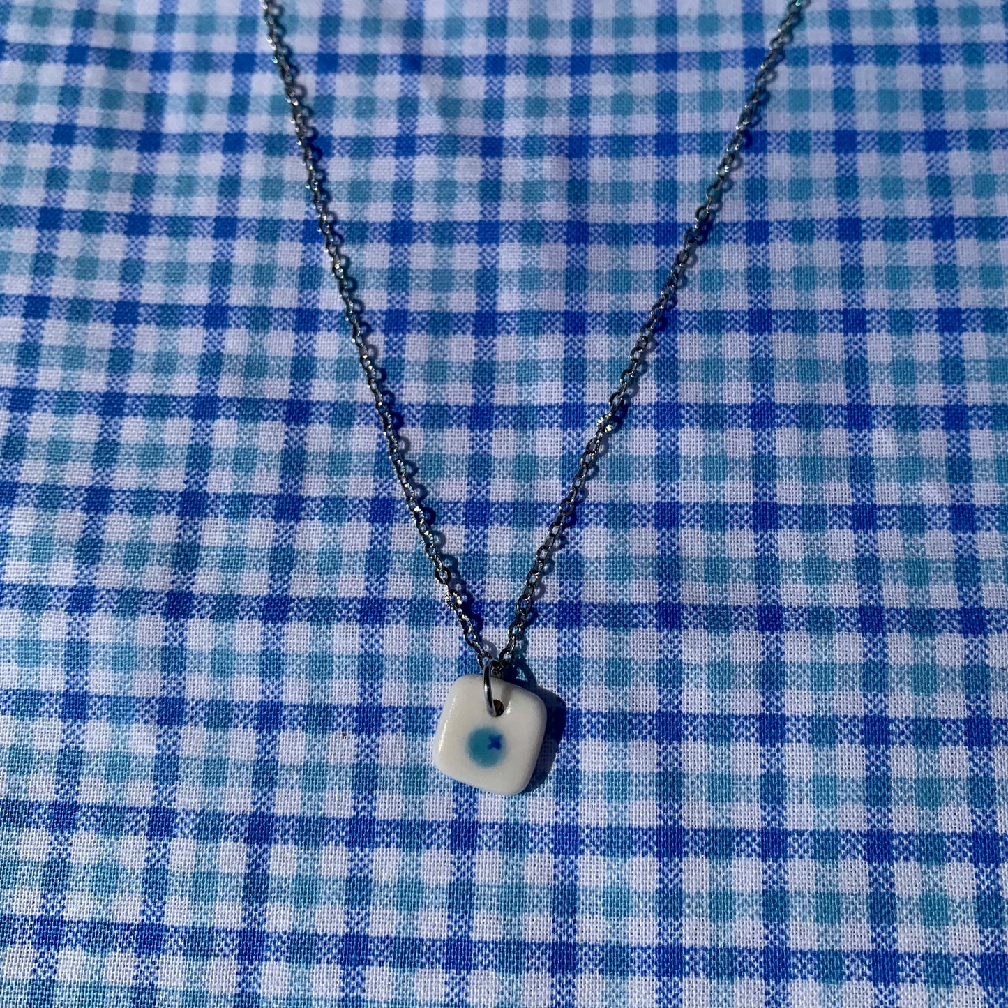 blueberry charm necklace