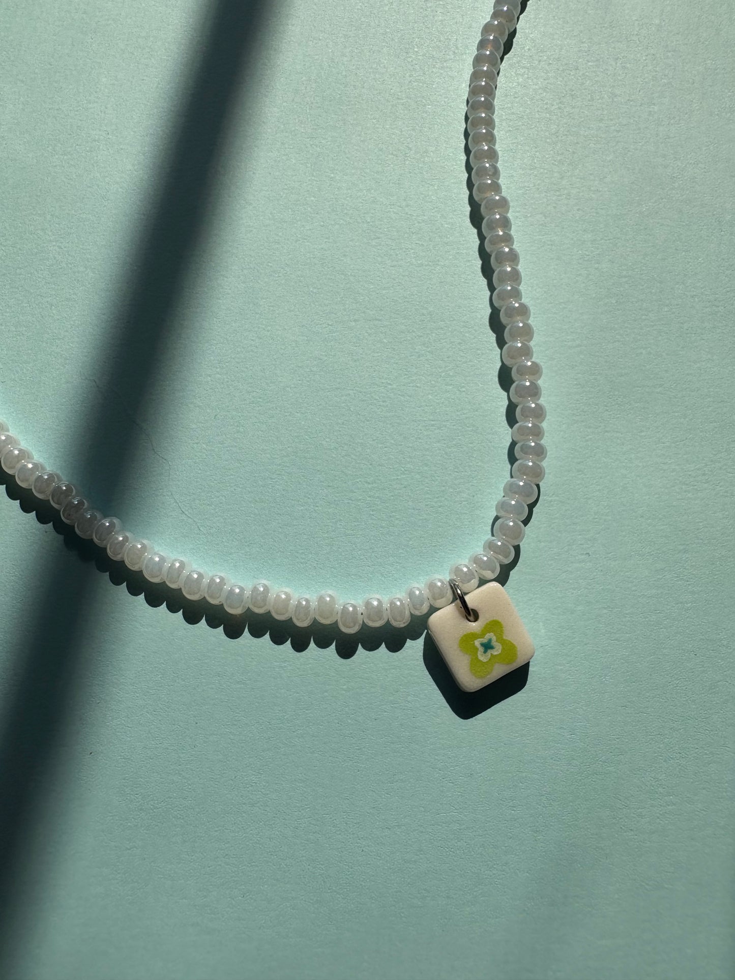 clover charm necklace