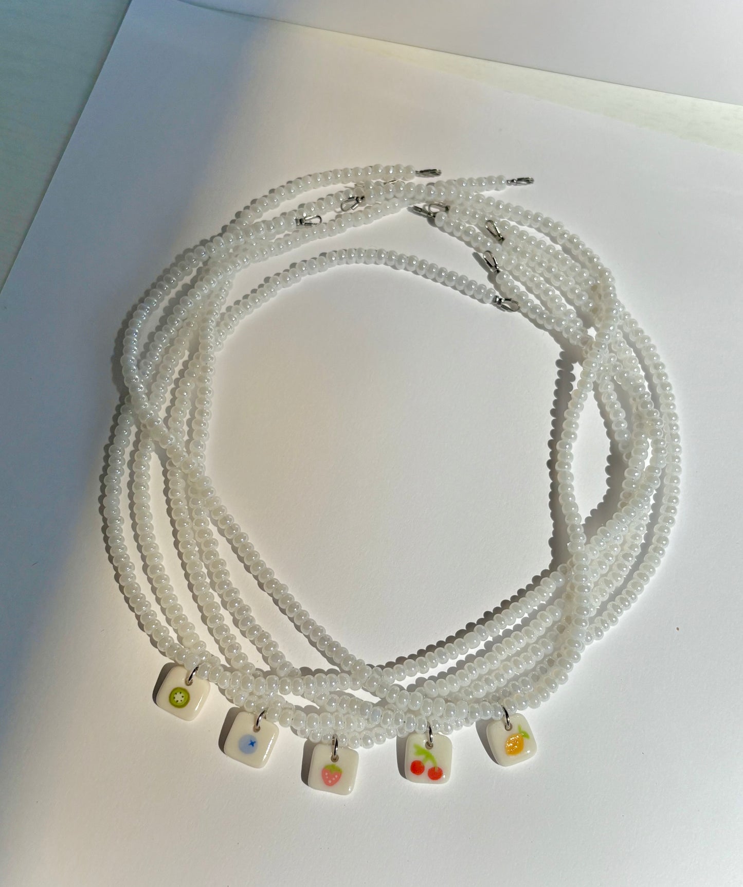 blueberry charm necklace