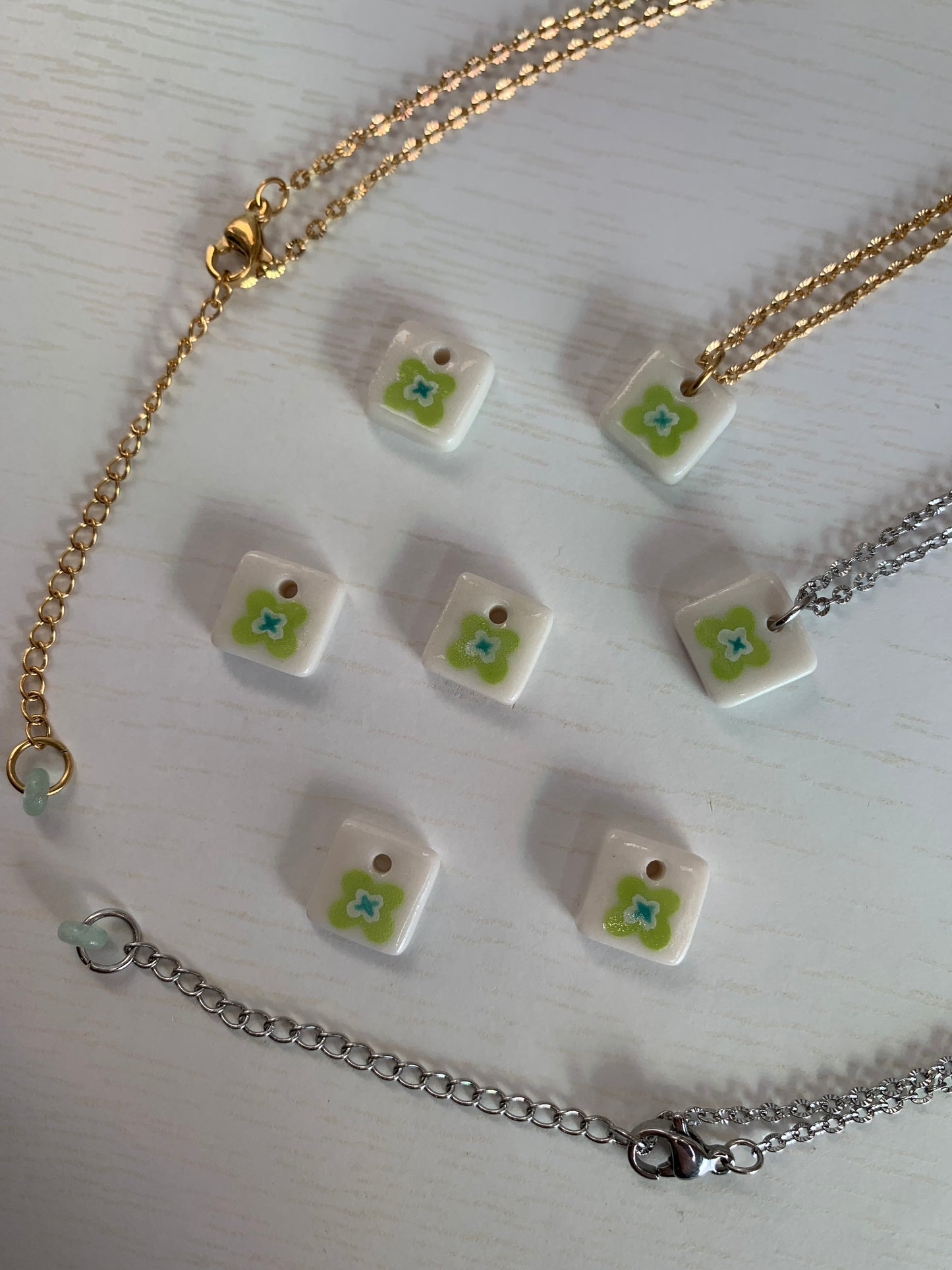 clover charm necklace