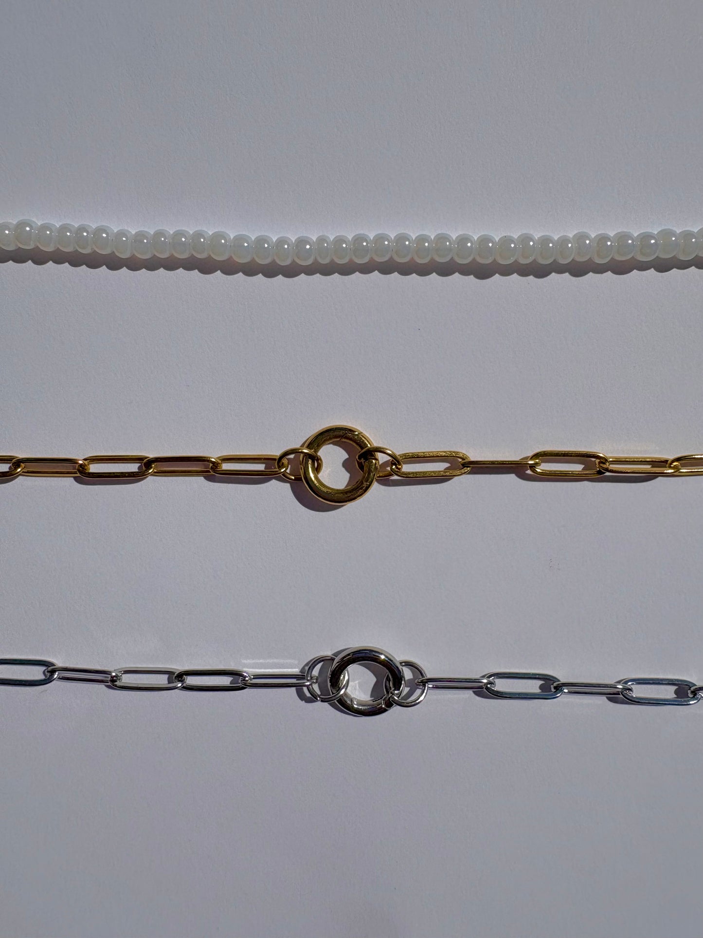 leopard trout charm necklace