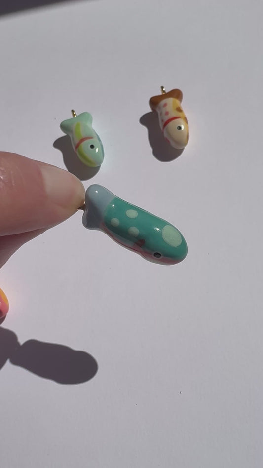 bluefin tuna charm necklace